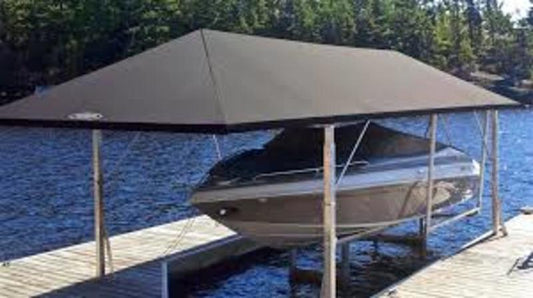Sunstream P 24′ x 114″ Boat Lift Canopy Cover - Black
