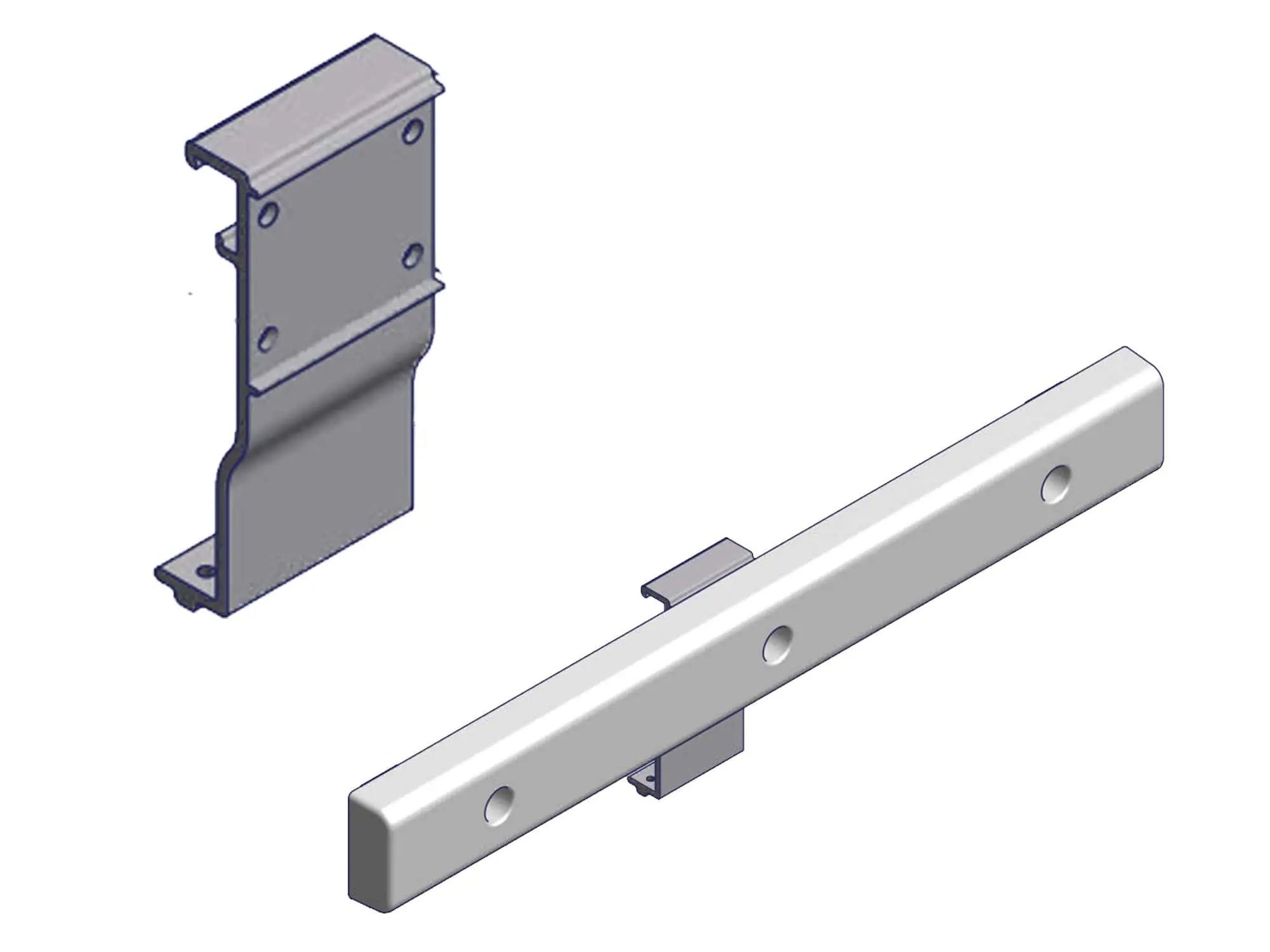 ShoreMaster Vertical Dock Bumper bracket required for horizontal install