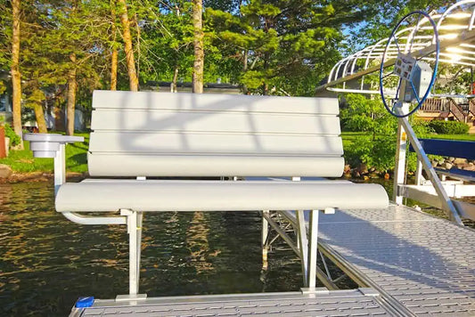 grey ShoreMaster Off-Deck Bench